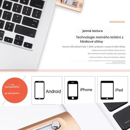⚡【✨Časově omezená sleva】Flash disk 4 v 1 pro iPhone/iPad/Android/PC-Z