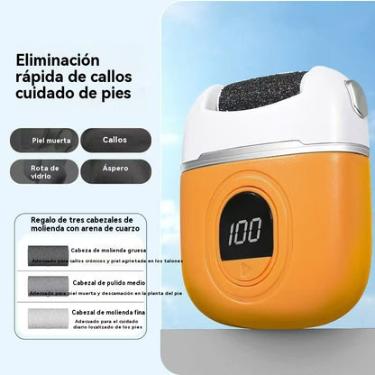 🦶🛁✨🔥Nuevo rodillo de pedicura eléctrico, elimina la piel muerta de los talones, rodillo de pedicura eléctrico, adecuado para todo tipo de cuidado de los pies.