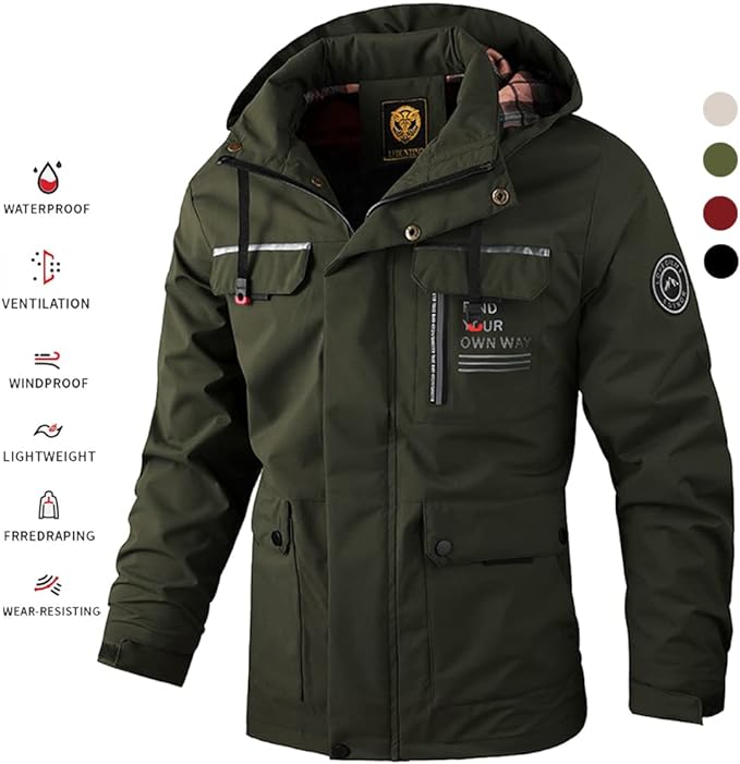 🔥✨【M–6XL】Nova muška zimska jakna 2025 – jaka, topla, vjetrovita i vodootporna