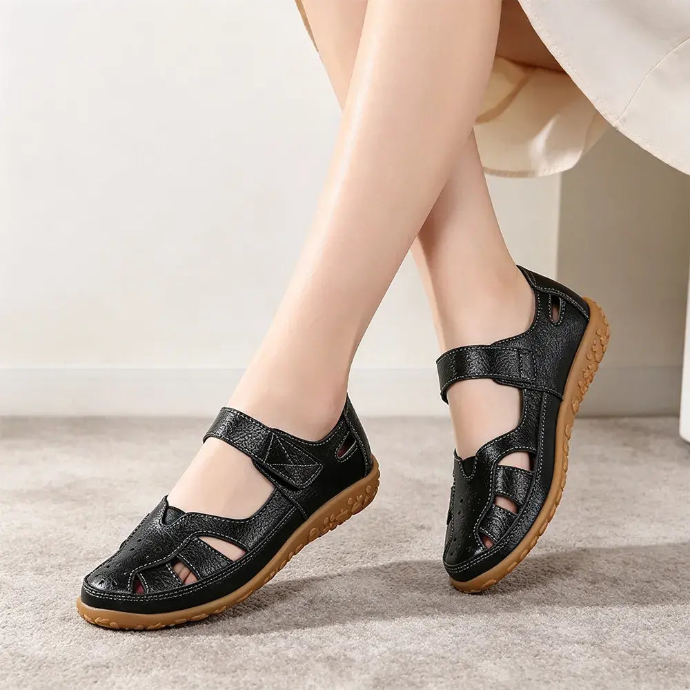 👡【36-42】Eleganckie i wygodne płaskie sandały