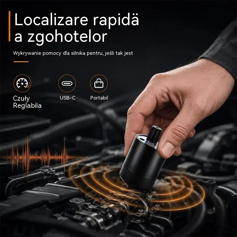🔍 Wykrywaj przecieki i nietypowe dźwięki przez ściany! Przenośny, precyzyjny detektor dźwięku (nowy, ulepszony model)! ⚡