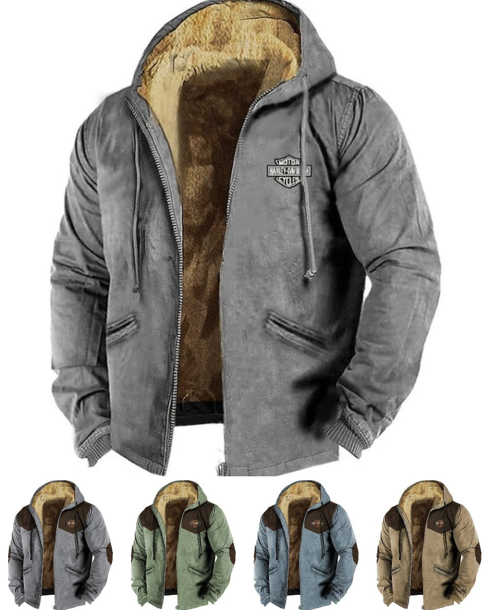 💥🌈【M-5XL】Sudadera con Capucha para Hombre 2025 – Moda Otoño e Invierno, Refuerzos, Cálida y Cómoda para el Frío