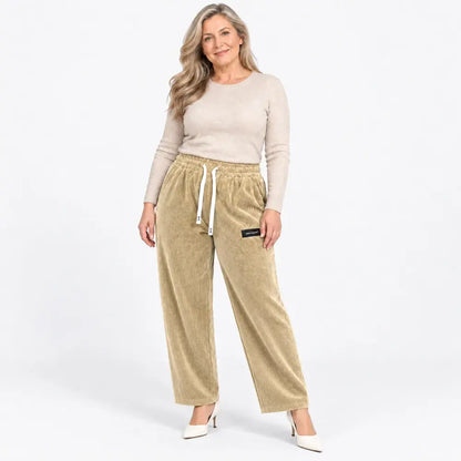 ✨【XXS-XXL】Dámské jednobarevné jarní a podzimní módní ležérní kalhoty