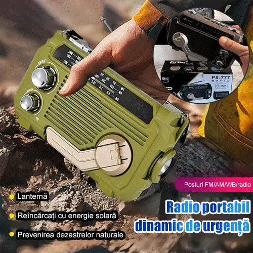 【59% OFF】🏕️Φορητός πολυλειτουργικός φακός ραδιοφώνου AM