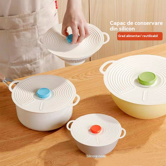 🔥【Último día con 50% de descuento】Tapas de silicona de grado alimenticio que mantienen la frescura