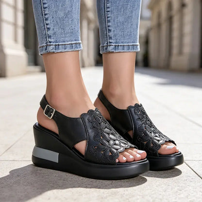 🔥【35-40】Sandały do kostki w stylu retro z miękką podeszwą