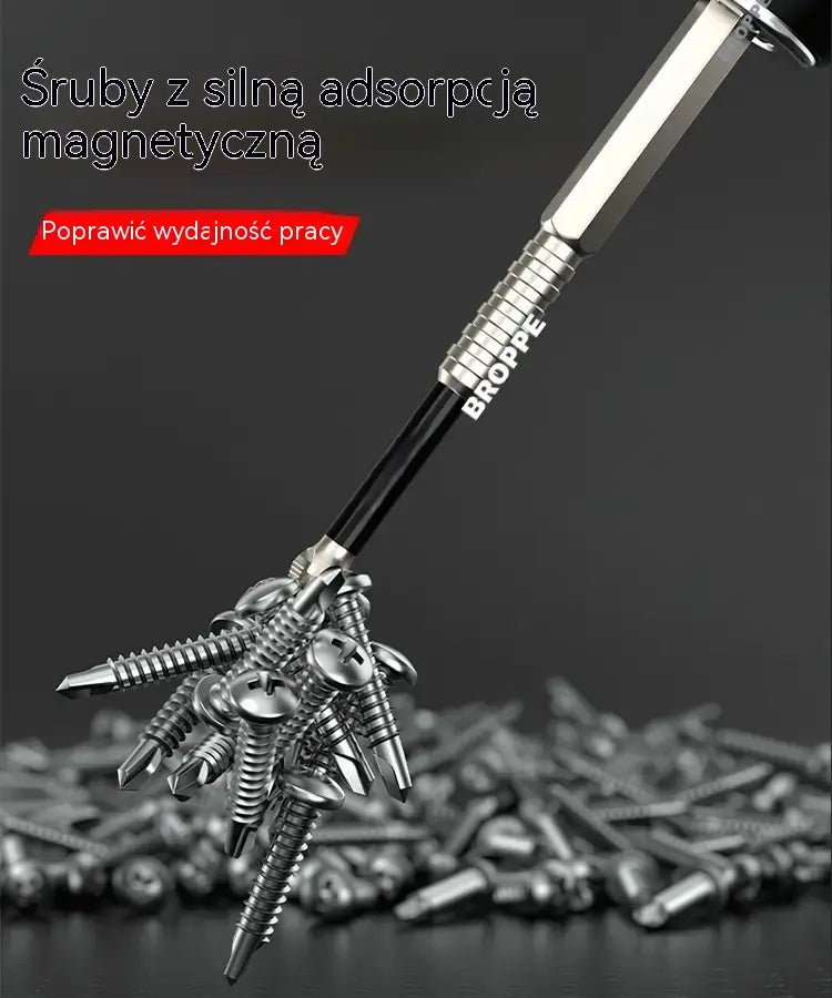 🧰⚒️ 【25-150 mm】Wiertarko-wkrętarka krzyżowa antypoślizgowa, supertwarda magnetyczna wiertarka elektryczna