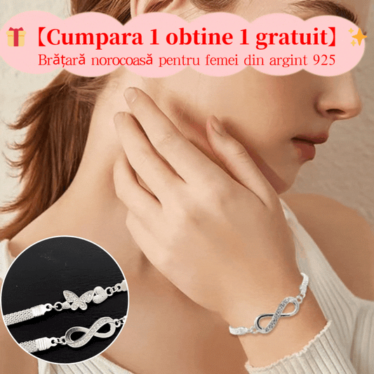 ✨🎁【Kupi 1, dobiješ 1 besplatno】✨✨Srebrna narukvica od 925 srebra za žene, za sreću