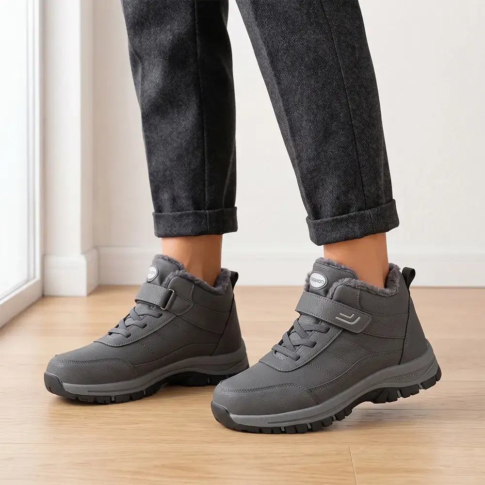 ✨【36-44】Zimowe śniegowce w dużych rozmiarach / ocieplane polarem, pogrubione buty typu Martens