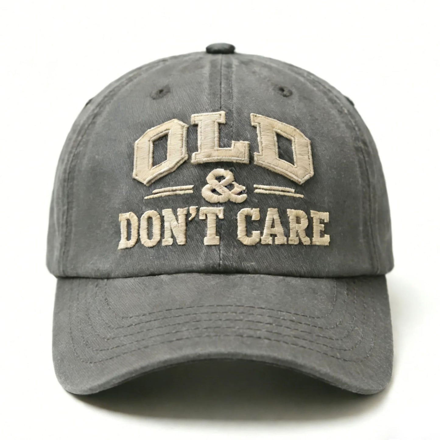 🧢 【50% popusta】💥Vruća novogodišnja rasprodaja 2026. | Vintage kapa s istrošenim motivom "STARO i nije me briga"