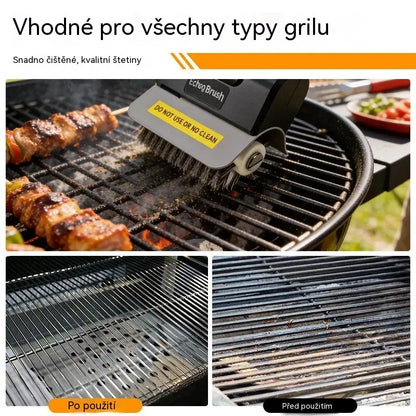🔋🧹 Bezdrátový elektrický kartáč na čištění grilu – lithiová baterie, multifunkční a snadno použitelný 🔥🍖