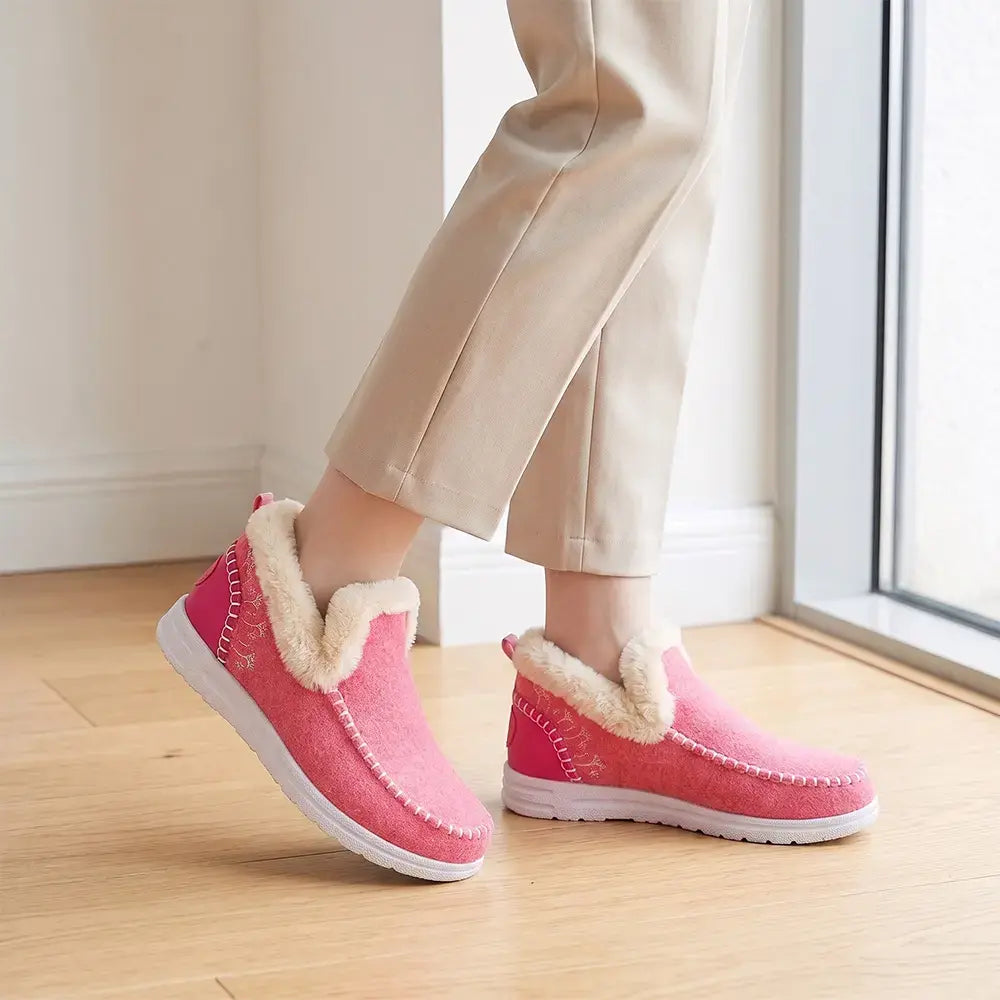 【36-46】Nowe damskie buty zimowe – ocieplane, grube, ciepłe śniegowce, modne, na zimę