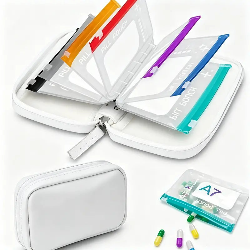 💊 Torby na leki A8 – 50% taniej! Kup jedną, drugą gratis! Oferta ograniczona czasowo! Wodoodporne, odporne na zginanie, kompaktowe i przenośne, idealne w podróży i do codziennego przechowywania leków, witamin i suplementów. 💖✨