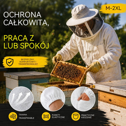 【M-2XL】🐝Kombinezon pszczółki wykonany z bawełnianej siateczki 3D