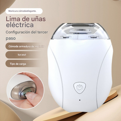 💅 ¡Compra uno y llévate otro gratis! ✨ Lima de uñas eléctrica, silenciosa, segura para bebés, cuidado de uñas suave y seguro 👶🔧