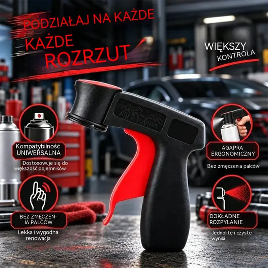 🔥Kup 1, drugi otrzymasz gratis🔥🎨🔧 Uchwyt pomocniczy do puszek z farbą w sprayu | Ergonomiczny uchwyt do malowania samochodów, ścian i projektów DIY