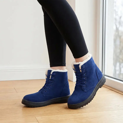 ✨【36-44】Ocieplane polarem, pogrubione zimowe buty typu Martens--Pogrubiona pluszowa podszewka zatrzymująca ciepło jesienią i zimą.