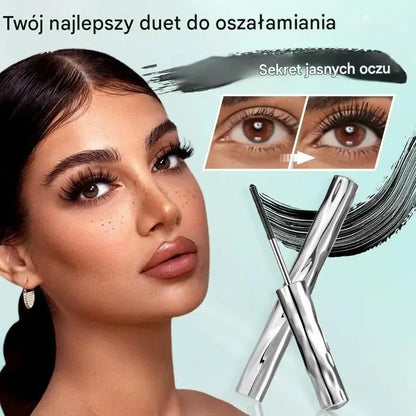 💥🔥【2 sztuki】—🤩Najpopularniejsza opcja🔥Oferta specjalna 2026🔥Zestaw super wydłużającego tuszu do rzęs i zalotki