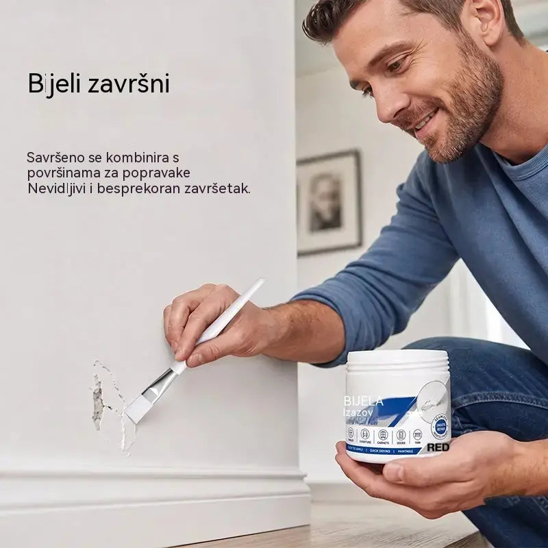 🧹🏠【2 seta 24 €】Pasta za popravak bijelog namještaja s kistom
