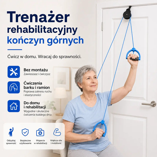 1 zestaw 109zł  👴🏻💪 Trening rehabilitacyjny kończyn górnych w domu, łatwy do wykonania w domu