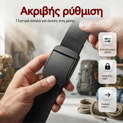 🔥【Μήκος: 130 cm】Τακτική ζώνη ταξιδιού με κρυφή θήκη για χρήματα