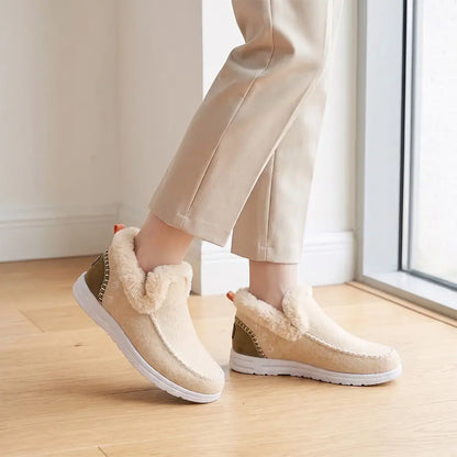 【36-46】Nowe damskie buty zimowe – ocieplane, grube, ciepłe śniegowce, modne, na zimę