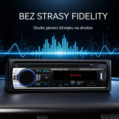 🎵Radio samochodowe Bluetooth, system audio Supersonic - ciesz się bezprzewodowym dźwiękiem wysokiej jakości podczas każdej jazdy.
