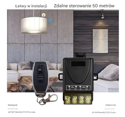 【Artykuły gospodarstwa domowego】【HOT SALE】Bezprzewodowy przełącznik zdalnego sterowania 30A przekaźnik dużej mocy