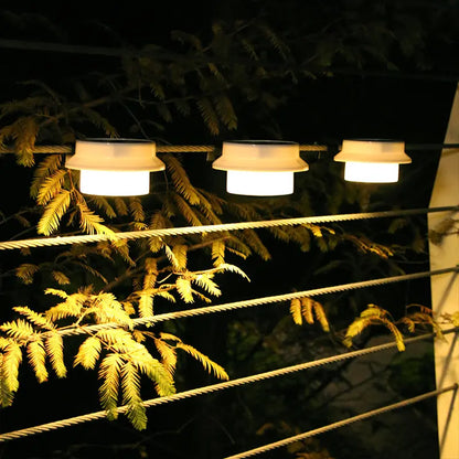 ☀️ Ηλιακό φωτιστικό τοίχου LED με υδρορροή | Διακόσμηση εξωτερικού χώρου