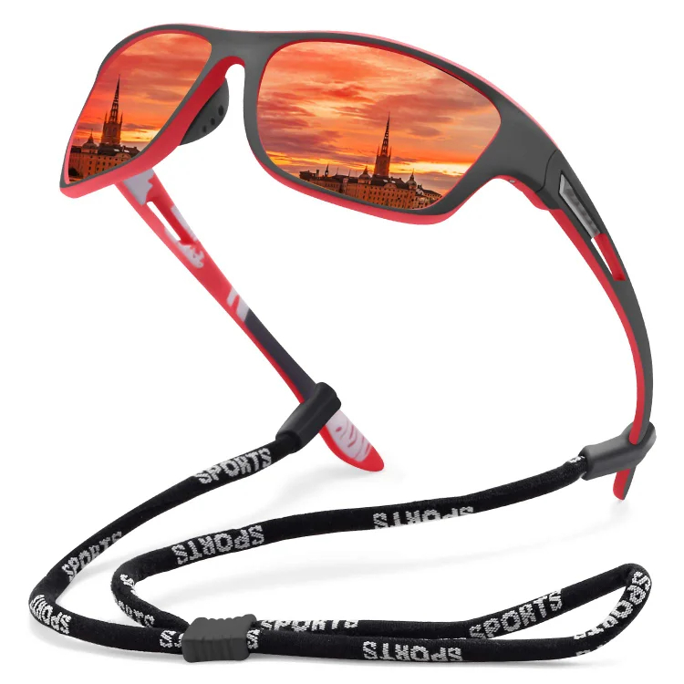 😎【Kupte 1 a získejte 1 zdarma】🕶⚡ Pánské sportovní sluneční brýle, polarizované s reflexními pravými skly, moderní a odolné proti prachu, ideální pro venkovní jízdu