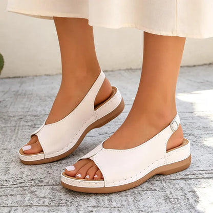 👡 Sandały rzymskie z najwyższej jakości skóry bydlęcej – gruba, anatomiczna podeszwa, szybkie zapięcie na rzep i duże rozmiary 36-43! ☀️✨