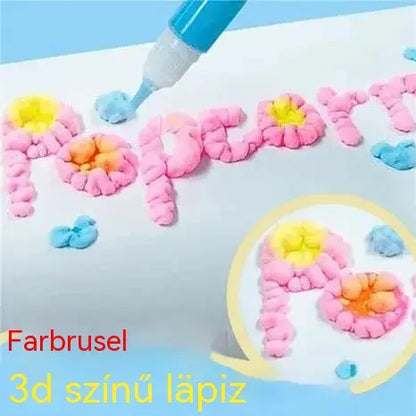 🎁【Vásárolj 1-et, kapsz 2-t ingyen】3D nyomtatótoll gyerekeknek: Popcorn stílusú buborékrajz (DIY)