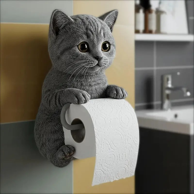 【1 kus 760 Kč】🐱Rozkošný držák na toaletní papír s motivem kočky