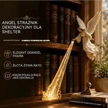 🎃🔥 Dekoracyjne światło LED 3D Angel | Fantazyjna podświetlana półka na książki