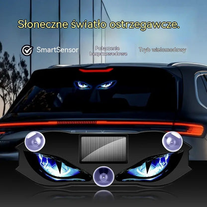 🚗👀 Lampa ostrzegawcza LED zasilana energią słoneczną | Przyciągnij całą uwagę i zwiększ bezpieczeństwo jazdy – bezprzewodowa, z automatycznym wykrywaniem i uniwersalnym zastosowaniem ✨