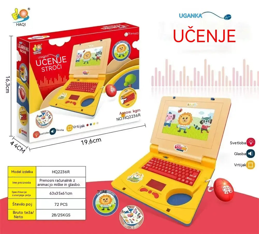 🎁 Izobraževalni računalnik za otroke | Ustvarjalno darilo za malčke 💖