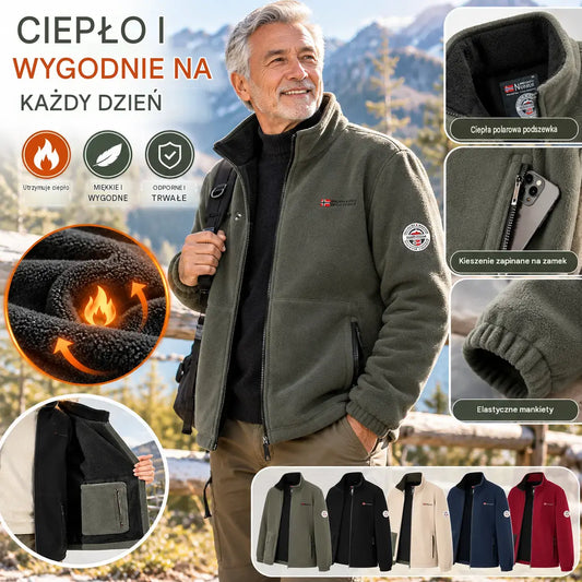 1 sztuka 149 zł ❄️🧥Gruby wełniany aksamitny płaszcz męski, duży rozmiar, ciepły i wygodny na jesień i zimę