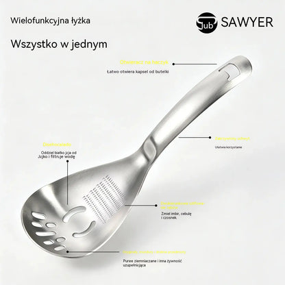 🔥50% zniżki🔥🥄 Wielofunkcyjna łyżka i sitko ze stali nierdzewnej 304