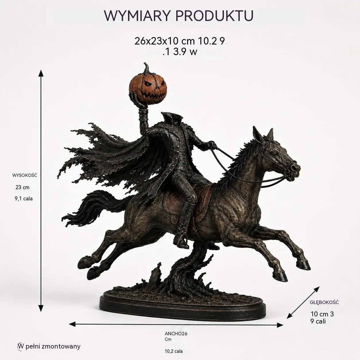 🎃🏇✨Ostatni dzień oferty ograniczonej czasowo, zaoszczędź 10% - Statuetka Jeźdźca Bez Głowy - Obudź Legendę Pustki