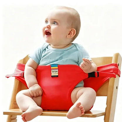 👶 Niezbędny produkt do karmienia dzieci w podróży! Pas bezpieczeństwa do przenośnego krzesełka dla dzieci, gotowy do użycia jednym kliknięciem, z zabezpieczeniem przed upadkiem! ✨🎒