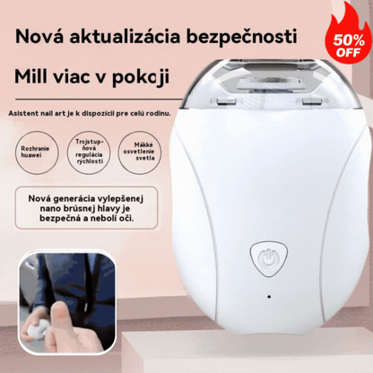 💅 ¡Compra uno y llévate otro gratis! ✨ Lima de uñas eléctrica, silenciosa, segura para bebés, cuidado de uñas suave y seguro 👶🔧