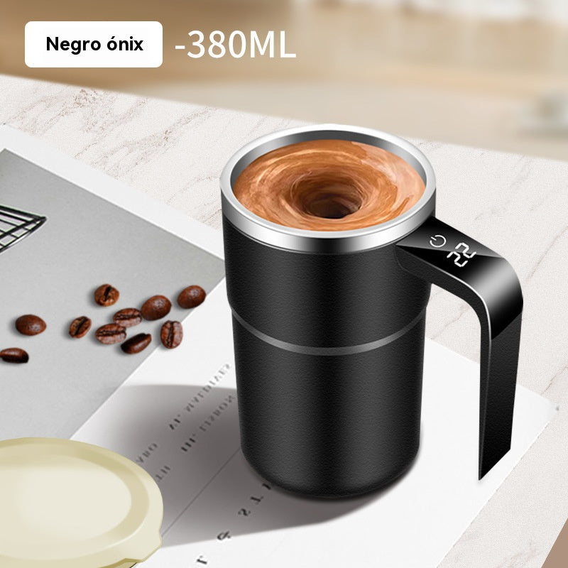 ☕🔋Juego de tazas de café recargables con agitador magnético automático⚡
