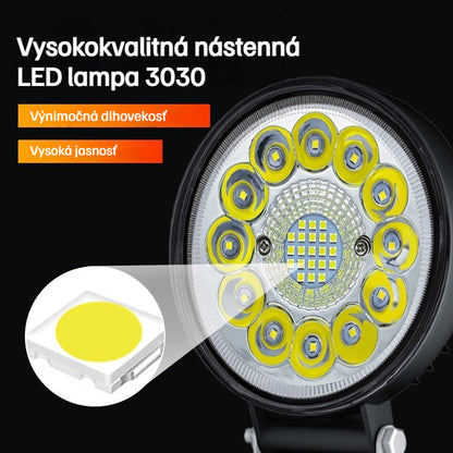 🚨💡【Kúpte 1 a získajte 1 zadarmo】99W okrúhle LED svetlomety pre upravené vozidlá, pomocné svetlomety pre terénne vozidlá