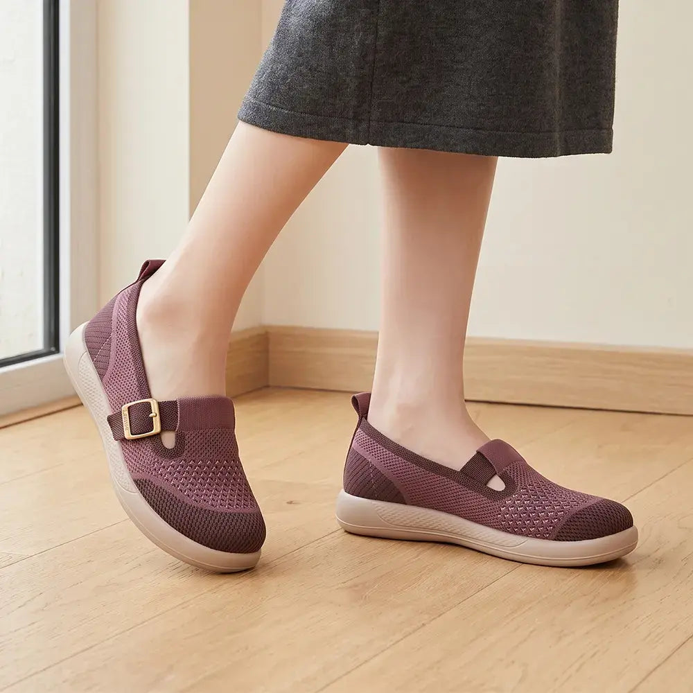 【36-41】Lekkie buty damskie na miękkiej podeszwie – wsuwane, wygodne, dla mam, na co dzień