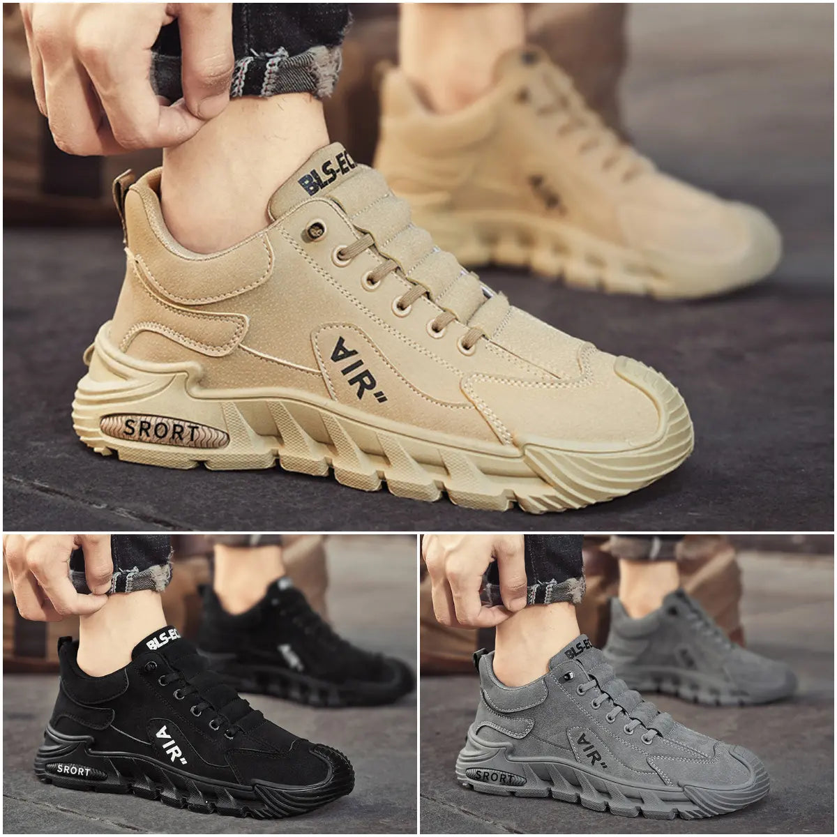 【39-44】Νέα κομψά ανδρικά casual παπούτσια, διαπνέοντα και άνετα, με ύφασμα ανθεκτικό στο νερό