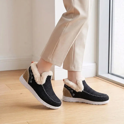 【36-46】Nowe damskie buty zimowe – ocieplane, grube, ciepłe śniegowce, modne, na zimę