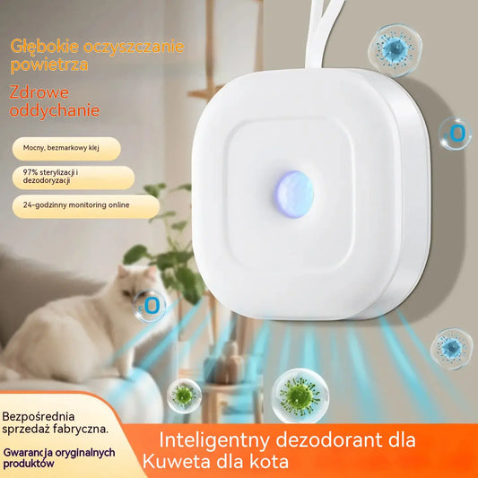 Inteligentny eliminator zapachów zwierząt z paskiem do zawieszania