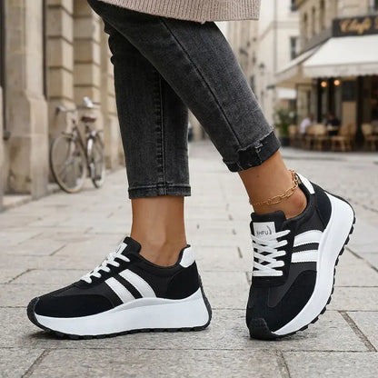 【35-45】👟Buty sportowe na grubej podeszwie z platformą w dużych rozmiarach – buty do chodzenia na co dzień, podnoszące wzrost dla kobiet