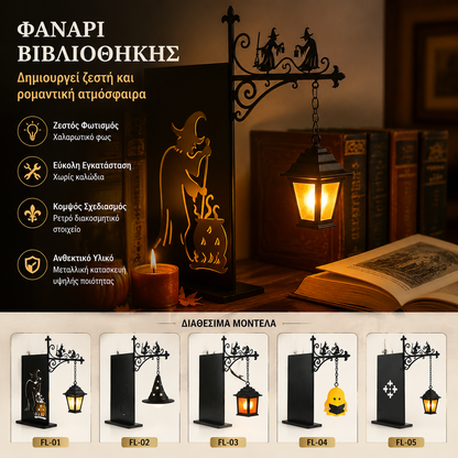 📚Φανάρι Βιβλιοθήκης - Διακοσμητικός Φωτισμός Ραφιού