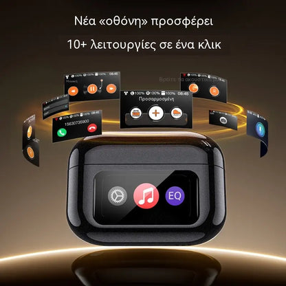1 τεμάχιο 30  ευρώ 🎧Ασύρματα ακουστικά Bluetooth τύπου clip, αθλητικά ακουστικά με έγχρωμη οθόνη LCD
